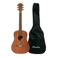 thumbnail image 1 of BAMBOO, Guitarra Acustica Travel Mahogany, Tamaño 1/2, para principiantes, adultos, viajes, 34 pulga, 1 of 8