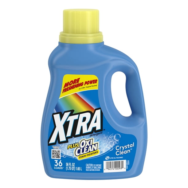 XTRA Plus OxiClean, Crystal Clean, 36 Loads Liquid Laundry