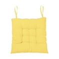 thumbnail image 1 of Diconna Square Seat Cushion Soft Elastic Chair Pads with Ties for Home, 1 of 5