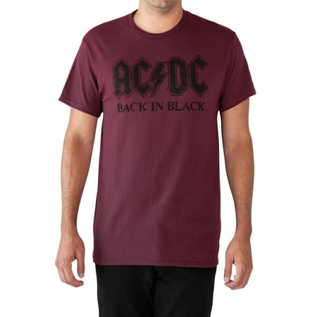 AC/DC Back in Black Album Men's T-Shirt -
