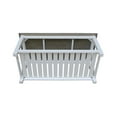 thumbnail image 3 of Surrey Solid Wood Coffee Table with Shelf - White/Heather Gray, 3 of 8