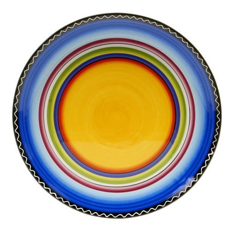 - Certified International Corp Certified International Tequila Sunrise Round Platter Multi