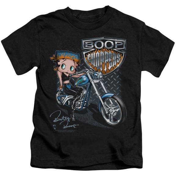 Betty Boop - Choppers - Juvenile Short Sleeve Shirt - 4