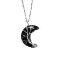 thumbnail image 1 of Handmade Natural Stone Moon Tree Winding Necklace Pendant Jewelry for Women, 1 of 1