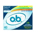 thumbnail image 2 of o.b. Tampons No Applicator, Unscented - 40ct (18ct Regular/12ct Super/10ct Super Plus), 2 of 8