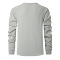 thumbnail image 4 of Playeras De Algodon Para Hombre, Camiseta Informal De Otoño A Cuadros, Camiseta De Manga Larga Con Solapa Y Botones, 4 of 6