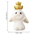 thumbnail image 4 of 10pcs Mini Grandparents Birthday Cake Decoration Micro Landschaft Statue Gift Creative Cartoon Resin Durable Cute Mini Ornament, 4 of 16