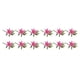 thumbnail image 2 of Naiovety 6 piezas de simulación de flores de lirios artificiales, reutilizables, vívidas, decorativas, para sala de estar, flores de plantas Rosa oscuro 2piezas, 2 of 6