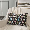thumbnail image 6 of Fotbe Colorful Retro Tape Pillow Cases - Envelope Closure - Luxury, Extra Soft, Cooling Pillow Covers - Wrinkle, Fade, Stain Resistant-16"x24", 6 of 8