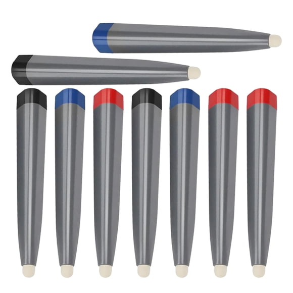 TABLZONE 9Pcs Ergonomic Stylus Pen for Tablets and Smartphones with Soft Tip for Accurate Screen Touch