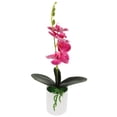 thumbnail image 2 of BRIGHTFUFU Decoración artificial de la planta en maceta artificial de la mesa de la orquídea de la flor en maceta, 2 of 7