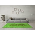 thumbnail image 3 of Ahgly Company Indoor Rectangle Oriental Green Industrial Area Rugs, 7' x 9', 3 of 4