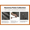 thumbnail image 5 of Classic Accessories Ravenna Large Rectangle Ottoman/Side Table Patio Furniture Storage Cover, Fits up to 38" Taupe, 5 of 19
