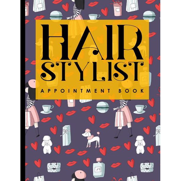 Hair Stylist Appointment Book 6 Columns Appointment Organizer Planner