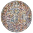 thumbnail image 2 of SAFAVIEH Crystal Payton Oriental Area Rug, Light Blue/Orange, 7' x 7' Round, 2 of 7