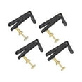 thumbnail image 1 of 3/4 4/4 Violin Trimmer Black Silver String Hook 4pcs Metal Trimmer Violin Accessories, 1 of 5