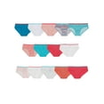 thumbnail image 1 of Hanes Girls Underwear, 14 Pack Hipster Tagless Super Soft Cotton Panties, Sizes 4-16, 1 of 3