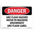 thumbnail image 1 of SignMission OS-DS-A-1218-L-1964 Signal de Danger d'Osha de 12 x 18 Po - Risque d'Arc Électrique, 1 of 1