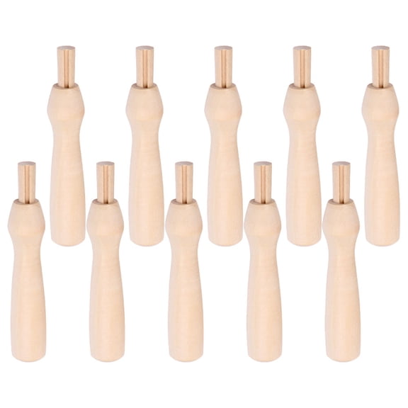 Wooden Handles Felting Needle Replacement Craft Supplies Accessories 10 Pcs