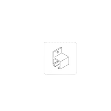 

Hafele 941.06.080 Aluminum Side Mount Bracket for Top Hung Sliding Door System