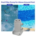 thumbnail image 3 of Spirastell Cartridge Pump,Filter Pump Low Noise Improved Pools 55w 250l/h 55w 250l/hAnd Water Filter Above Pools 55wRate Low 2 / Filter 250l/hRate Improved And Water Rate Low Noise, 3 of 7