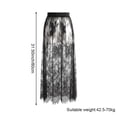 thumbnail image 7 of Slccxzc Floral Lace Half Slip Underskirt, Breathable Lining for Traditional Dresses, 7 of 7