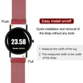 thumbnail image 4 of Unique Bargains Stainless Steel Mesh Watch Band 20mm Quick Release Magnetic Clasp, Red, 4 of 7