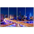thumbnail image 2 of Interchange Overpass at Night Skyline, 2 of 3