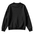thumbnail image 4 of Girls Leopard Print Crewneck Sweatshirt Long Sleeve Ribbed Cuffs Casual Loose Fit Fall Pullover Sweatshirt, 4 of 4