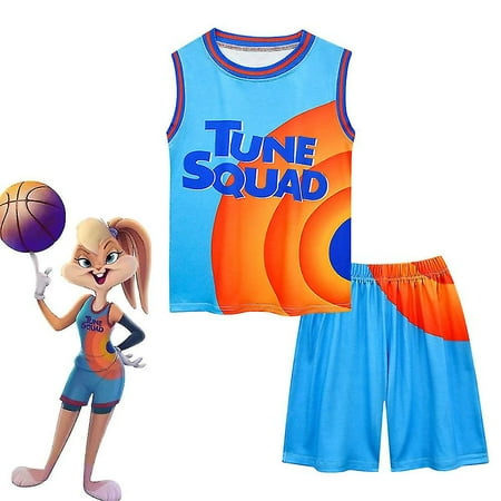 Space Jam Kids Boy Tank Shorts Set Basketball Tune Squad Jerseys Outfit