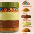 thumbnail image 3 of Ceres Gourmet Dubai Chocolate Spread with Candy-Coated Chocolate Pieces & Chocolate Pebbles | Pistachio Cream & Crispy Kataifi Phyllo | Belgian Chocolate | Gourmet Dessert & Breakfast Spread | 9.7 oz, 3 of 9