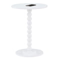 thumbnail image 3 of Classic Accents Venetian Islands Spindle Table in White Wood Finish, 3 of 11