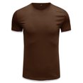 thumbnail image 4 of EQWLJWE Men's Unisex Cotton T-Shirt Men Short-Sleeve Beefy Muscle Basic Solid Pure Color Blouse Tee Shirt Top, 4 of 4