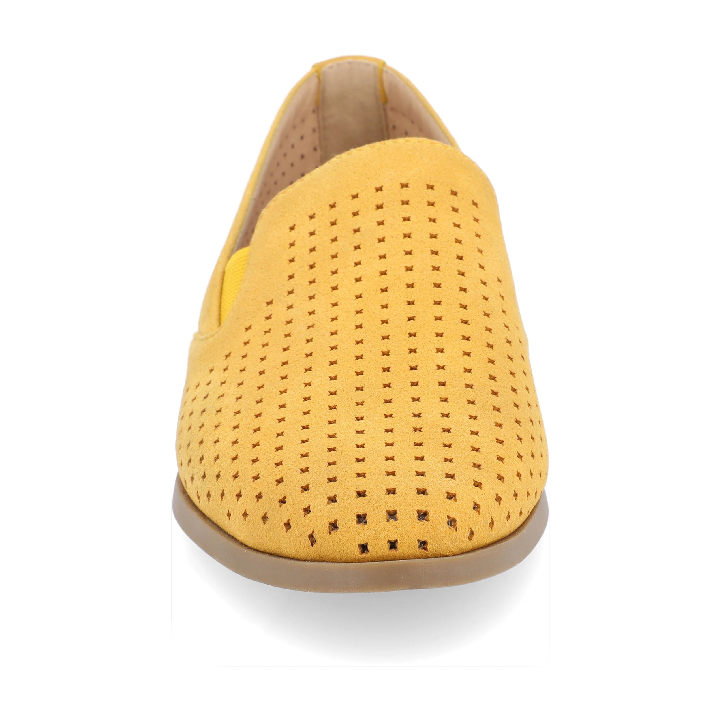 Journee Womens Lucie Slip On Almond Toe Loafer Dress Flats, Widths Available