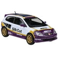 thumbnail image 5 of 2001 Honda Civic Type R EP3 "Silk Cut" White and Purple with Graphics 1/64 Diecast Model Car by Paragon, 5 of 6