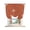 Brick, Rust, Cinnamon, variant on Vintage BabyBlue Starfish Tie Up Curtains for Kitchen Windows,Adjustable Rod Pocket Valance 54 Inch Long, Summer Coastal Beach Marine Window Treatment Balloon Roman Blind Shade, 42" x 54"