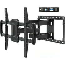 Full Motion TV Wall Mount, for 42-84 in TVs, Swivel Articulating Dual Arms,  Fits 16 in Wood Studs