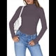 thumbnail image 2 of Camisetas de Larga para Mujer, Ropa Interior Térmica Básica de Otoño, Ropa de Invierno Oscuro XL, 2 of 10