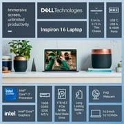 Dell Inspiron 16 Laptop 5640 16-inch FHD+ Intel Core 7-150U 16GB RAM 1TB NVMe SSD Midnight Blue
