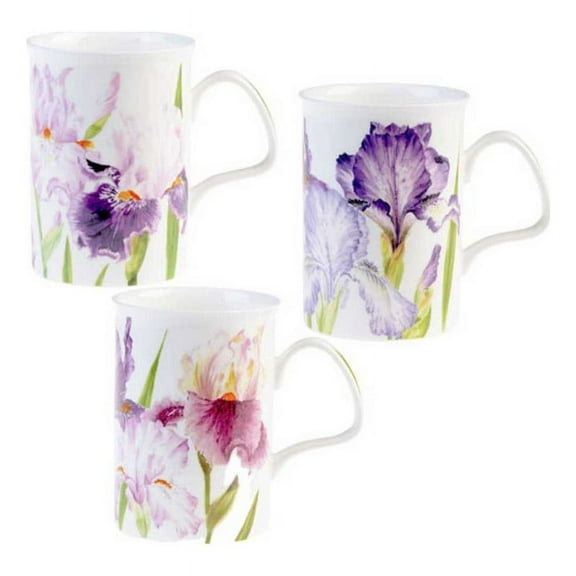 Roy Kirkham Mugs (Set of 6) - Iris, Lancaster Shape