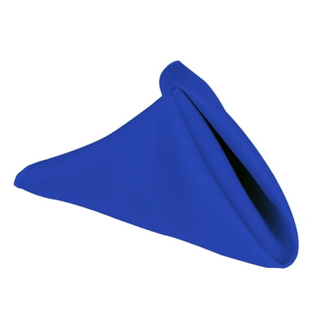 

LinenTablecloth 20 in Polyester Napkins Royal Blue (1 Dozen)