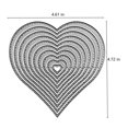 thumbnail image 2 of Matrices de corte AHTOLS de 10 piezas con forma de corazón y metal, 2 of 7