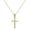 14K Yellow Gold, variant on 14k Yellow Gold Petite Cross Pendant Charm- No Chain