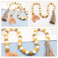 thumbnail image 6 of TAILTOSS Bee Wooden Bead Garland Creative Design Women Craft Enthusiasts Wall 1Pack 32.3X0.6X0.6In, 6 of 8