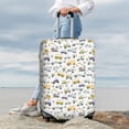 thumbnail image 7 of Rateoe Transport 1 Printed Luggage Cover, Suitcase Protector Fits 18-32 Inch Luggage-Small, 7 of 7