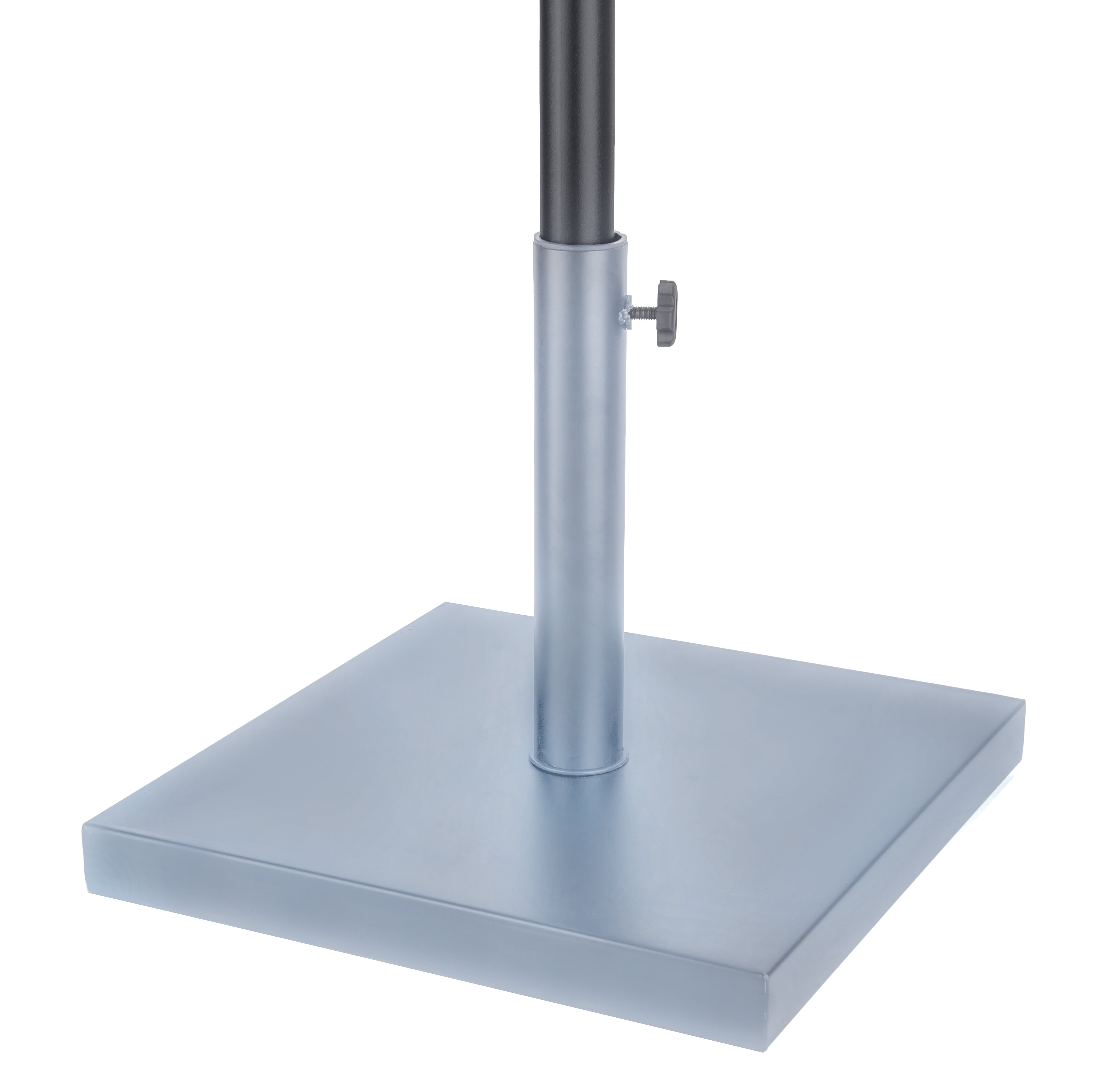 15 in Square 28 lb Cement Umbrella Base (Grey)