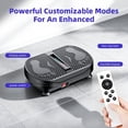 thumbnail image 6 of Airfind Vibration Plate Exercise Machine for Lymphatic Drainage, Full Body Workout Vibration Platform with Bluetooth Speaker,2 Loops and 5 Resistance Bands for Home Exercise Gym,450lb Capacity,Black, 6 of 9