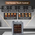 thumbnail image 4 of Mecity 2 Slice Smart Touchscreen Toaster, Stainless Steel Wide Slot Toaster with Auto Lift&30-Minute Warm, Memory Function, Digital Bread Toaster for Bagels, 850W, 4 of 7