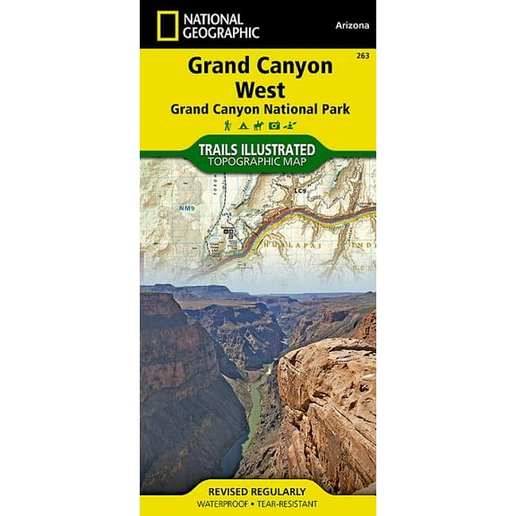 National Geographic Trails Illustrated M Grand Canyon West Map [Grand Canyon National Park], Book 263, (Paperback)