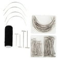 thumbnail image 4 of Soimiss 1Set Stainless Steel Wig Needle for Sewing Durable and Portable Silver Pin, 4 of 6